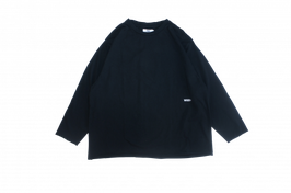 Cut off long tee BLACK（ブラック）