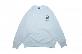 Yin-yang crew sweat ASH（アッシュ）