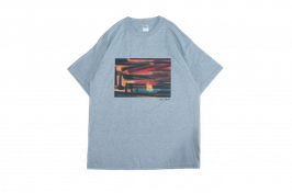 Sunrise tee Art by,P.coller GREY（グレー）