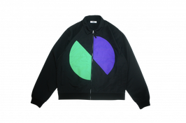 Nyron zip jacket BLACK（ブラック）