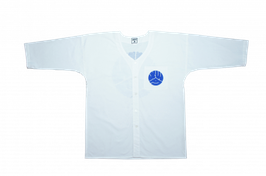 Koikuchi-shirts "牡丹文字" 白