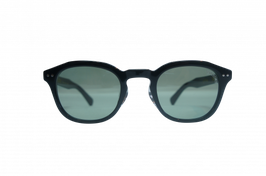 UNCROWD×WAX Shades "CIVIC" BLACK ブラック / ダークグリーンレンズ