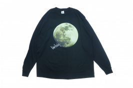 Design long tee "Waxing"BLACK（ブラック）