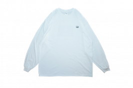 Sunrise long tee Art by P.colller WHITE（ホワイト）
