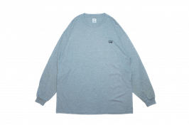 Sunrise long tee Art by P.colller GREY（グレー）