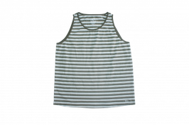 Stripe tank top KHAKI（カーキ）