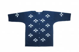 Koikuchi-shirts "青海波" 紺
