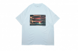 Sunrise tee Art by,P.coller WHIE（ホワイト）