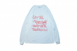 "Day dream" long tee WHITE（ホワイト）