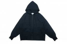 Vintage zip hoodie BLACK（ブラック）