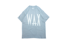 WAX big logo tee GREY（グレー）
