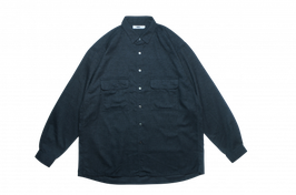 Flannel work shirts BLACK（ブラック）