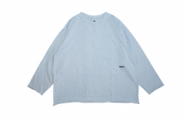 Cut off long tee ASH（アッシュ）