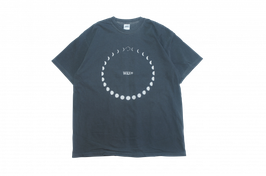 Design tee "Moon phase" CHARCOAL（チャコール）