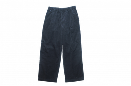 Corduroy wide trousers Charcoal（チャコール）
