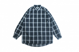 Check shirts BLACK（ブラック）
