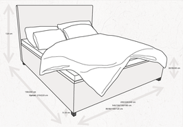 CLOONI Polsterbett -V28-