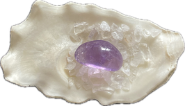 Ametrin, hell violett, Trommelstein, Größe 25 x 15 mm - ohne Deko