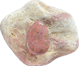 Leopardenjaspis rot grau braun gemustert, Schmuck Anhänger mit seitlicher Bohrung, Größe 31 x 21 mm - ohne Deko