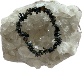 Falkenauge Splitter Armband, kleinere Splitter,  20 cm lang, elastisches Stretchband - ohne Deko