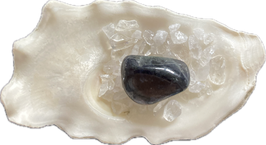 Iolith blauviolett, Trommelstein, Größe 24 x 18 mm - ohne Deko