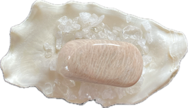 Amazonit pink (rosa), Trommelstein, Größe 40 x 20 mm - ohne Deko