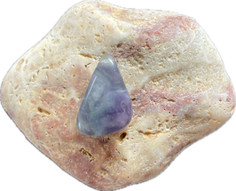 Fluorit grün-violett, Schmuck Anhänger mit seitlicher Bohrung, Größe 28 x 19 mm - ohne Deko