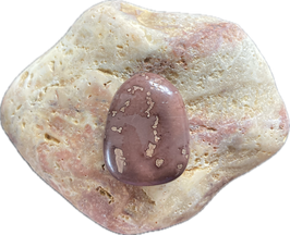 Porzellanit grau braun gemustert, Schmuck Anhänger mit seitlicher Bohrung, Größe 28 x 22 mm - ohne Deko