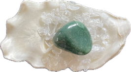 Aventurin grün, Trommelstein Größe 27 x 23 mm - ohne Deko