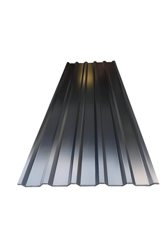 Dakplaten zwart grof profiel 1.035 werkend breed