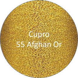 Cupro Lurex Afghan Or - Gold (intensiv)
