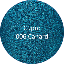Cupro Lurex Canard - Türkis/Blau