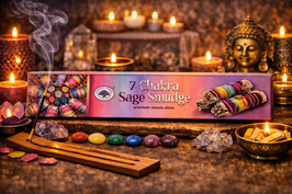 Premium Masala Sticks / 7 Chakra Sage Smudge