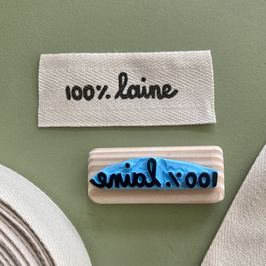 Tampon étiquette "100% laine"