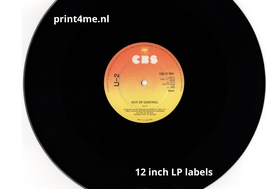 Labels for 12 inch - Sticker Vinyl