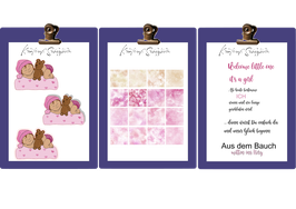 Digistamp-Set Baby Girl