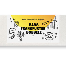 klaaa Frankfurter Bobbele - Frankfurt im Glas