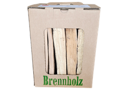 Brennholz im Tragekarton