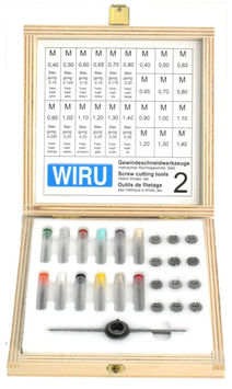 Wiru N.2 - Assortimento Utensili per Filettatura per Orologeria - Made in Germany