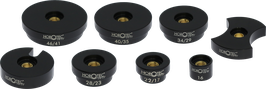 Horotec MSA 06.520 - Assortimento di 8 Tasselli Sintetici Reversibili Piani per Vetri Piatti - Swiss Made