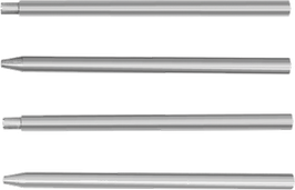 Horotec MSA 03.666 - Assortimento 4 Punzoni Asse Massa Oscillante Rolex 1530 - 2130 - 2230 - 3135 - Swiss Made