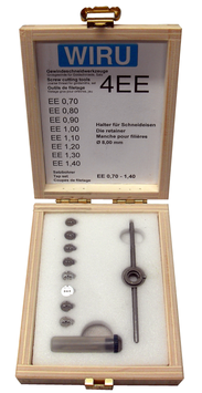Wiru N.4EE - Assortimento Utensili per Filettatura per Oreficeria - Made in Germany