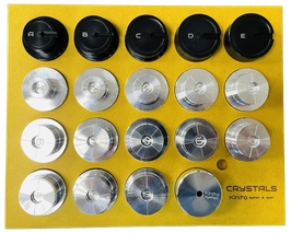 Kinito System - Serie Tasselli per Vetri Nuove Referenze R "Crystal II" - Made in Spain