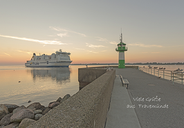 Travemünde - Mole und Peter Pan