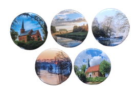 Runde Magnete Klein Wesenberg und Hamberge