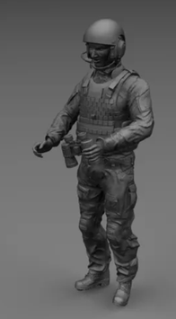 SPz Figur stehend Position 6