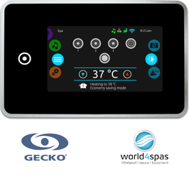 Wellis Whirlpool Bedienfeld / Display / Topside Control Gecko in k1001 Touchpanel - für Wellis (ACM0936 bzw ACM0912)