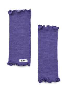 Pulswärmer Violet Melange Eyelet von Jalfe