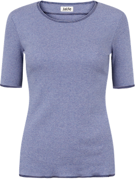 Kurzarmshirt 12847-1 China Blue- Rose Melange von Jalfe