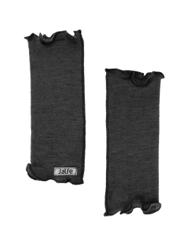 Pulswärmer Anthracite  Melange Eyelet von Jalfe
